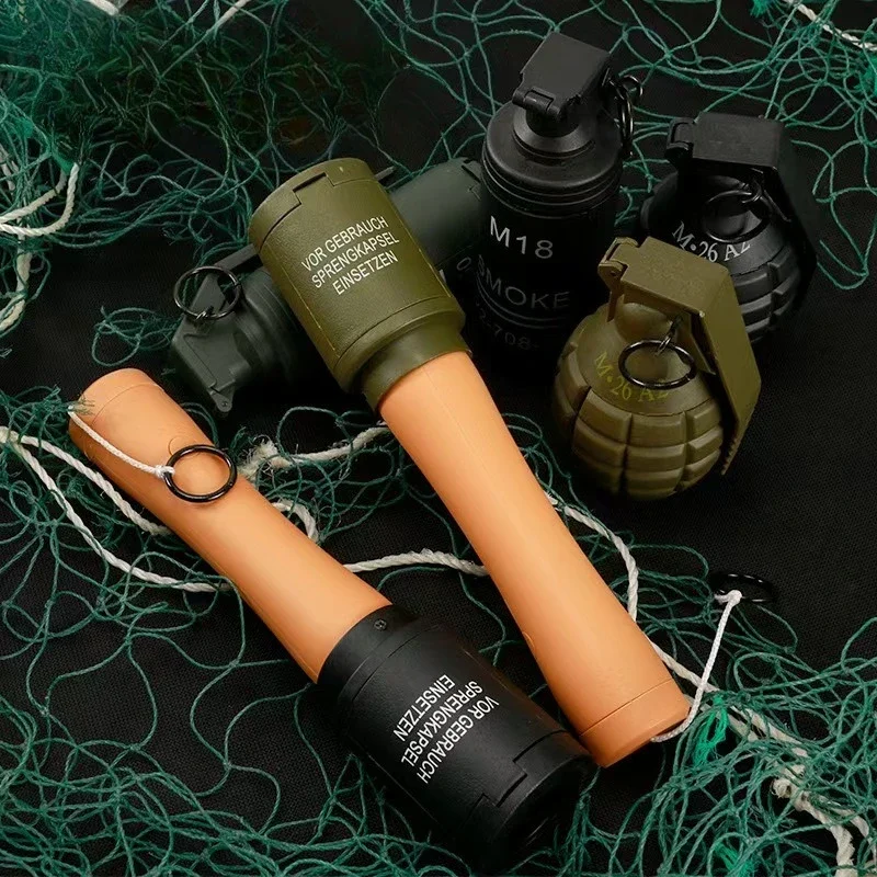 AQTactical Smoke Grenade Model M67 Burst Mine Water Grenade Bouncing Smoke Grenade and Other 10 Different Airsoft Grenade Models