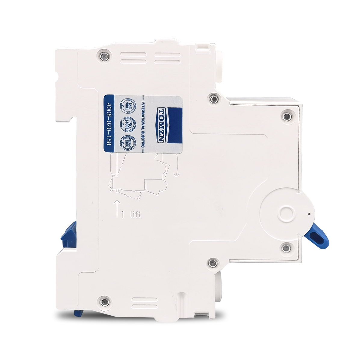 1P AC MCB TOB1-63 C тип 230/400 В~ 50 Гц/60 Гц Мини-выключатель 3A 6A 10A 16A 20A 25A 32A 40A 50A 63A