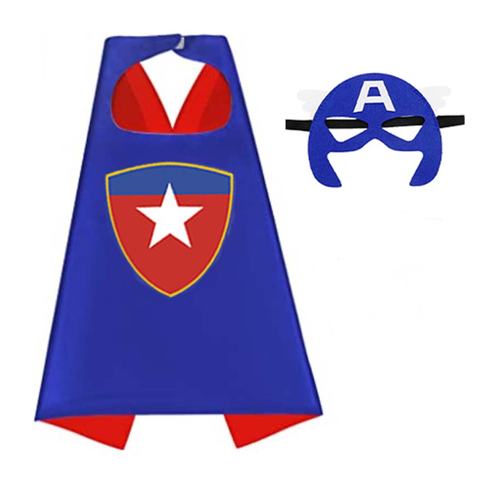 Superhero Capes สําหรับเด็กผู้หญิงของขวัญเด็กการ์ตูนแต่งตัวเครื่องแต่งกาย Party Supplies อีสเตอร์ฮาโลวีนคริสต์มาสของขวัญ