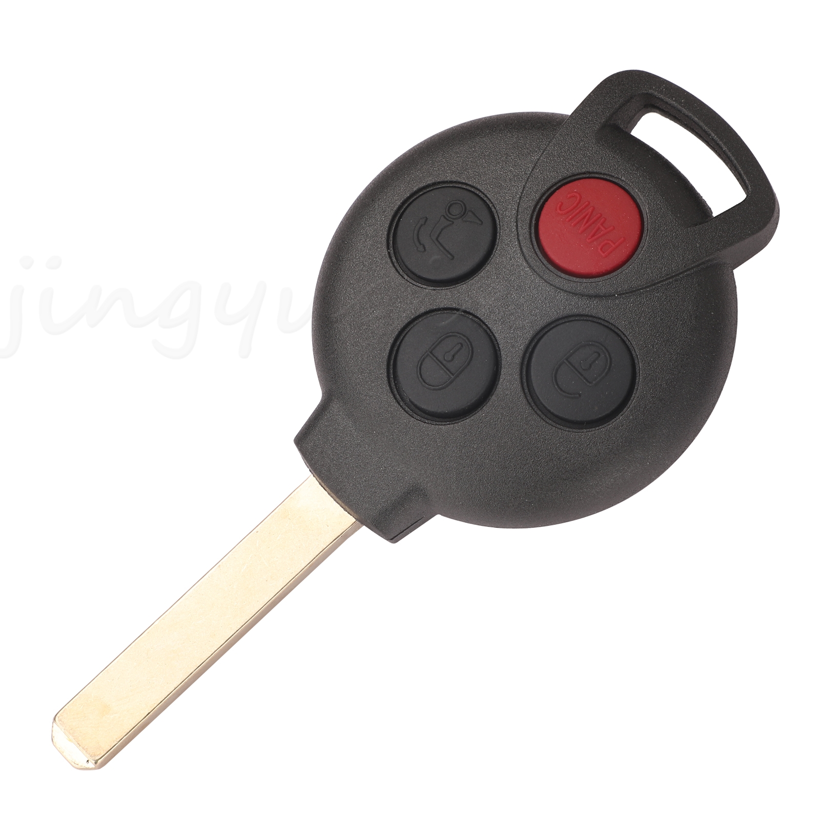jingyuqin KR55WK45144 Remote Smart Car Key For Mercedes-Benz Fortwo 451 2007-2013 Fob 315/433Mhz ID46 PCF7941Chip