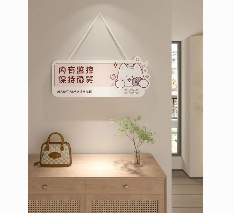 Placa plástica para decoração de parede para casa