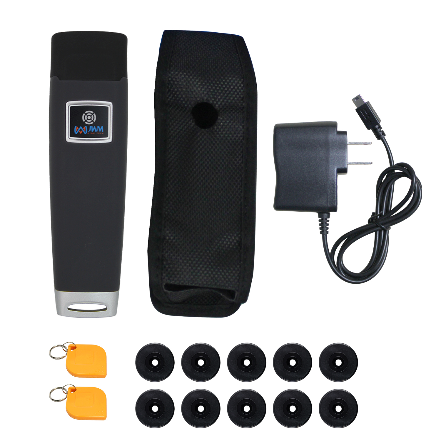Sistema de patrulla de guardia JWM, varita de punto de control de recorrido de guardia RFID de 125 kHz con pantalla LCD, sistemas de seguridad de guardia