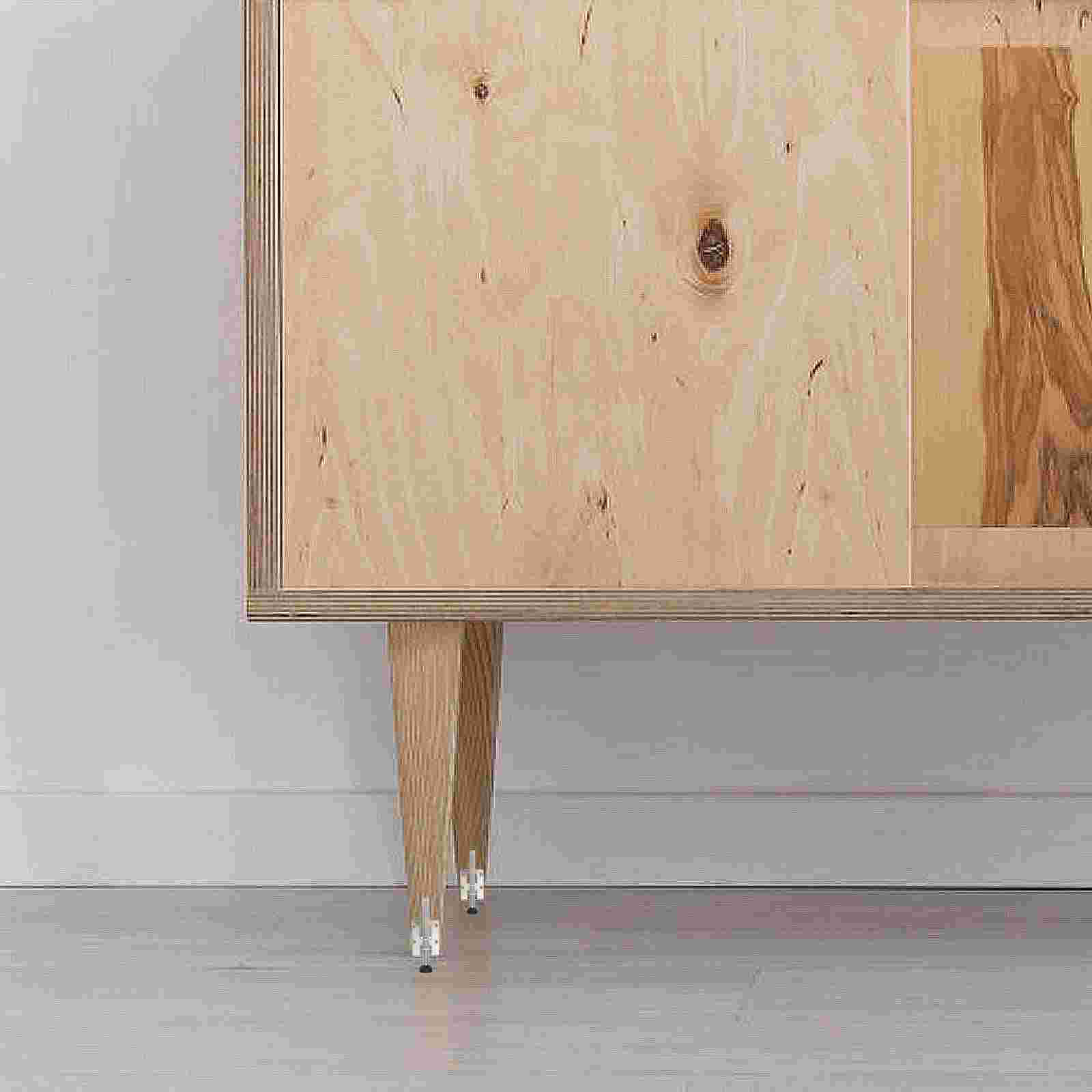 Pieds de meubles en bois réglables, pieds de Table de travail, ajusteur de hauteur robuste, niveleur de meubles, 4 pièces