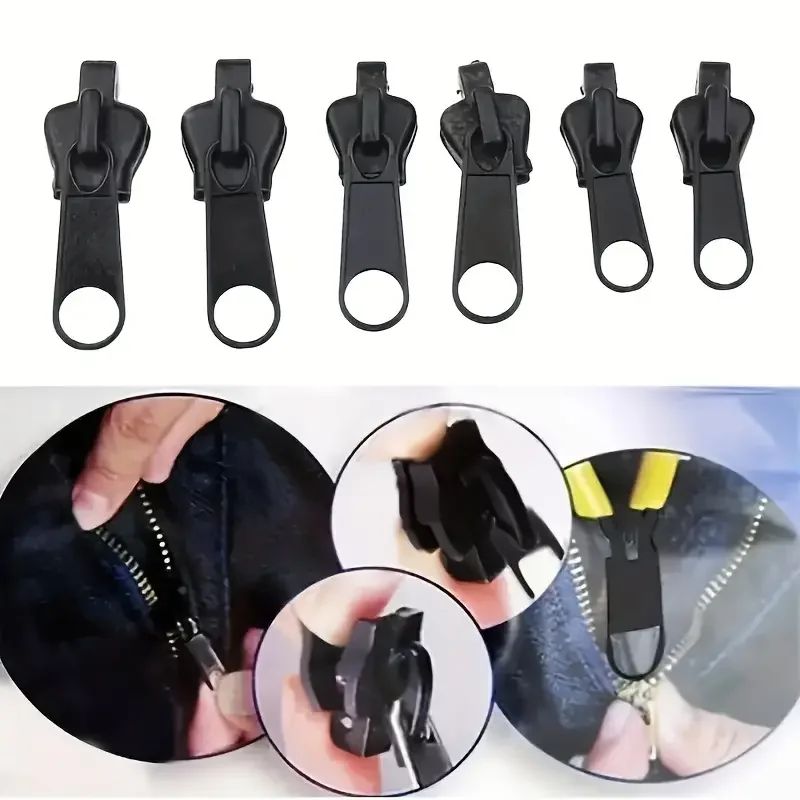 3 sizes universal Zipper Repair Kit Instant replacement zipper sewing clothes bag zipper tool accessories