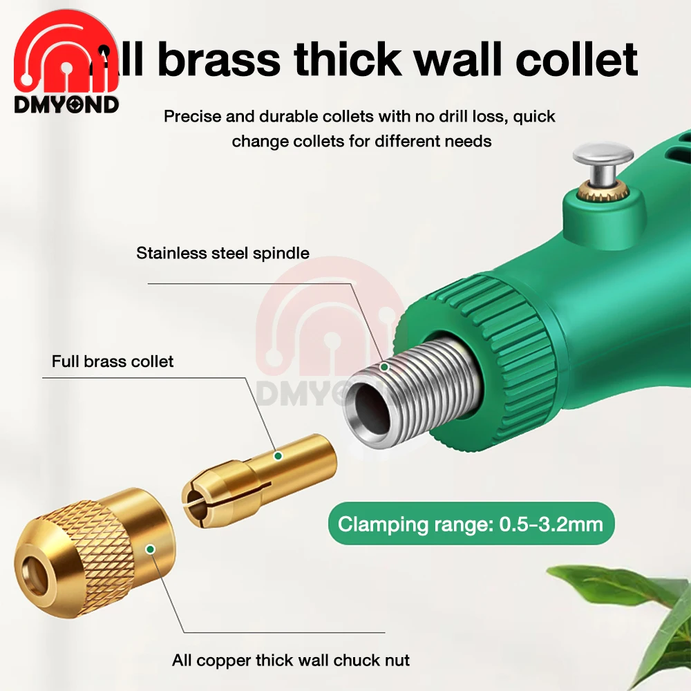 หยกแกะสลักไฟฟ้าเจาะเครื่องบด 13W 18000r USB Diy มินิไฟฟ้าชุดสว่านโรตารี่เครื่องบดเครื่องมือไร้สายขัด