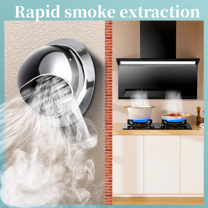 Настенная быстрая вентиляция из нержавеющей стали, водонепроницаемая крышка для вентиляционных отверстий