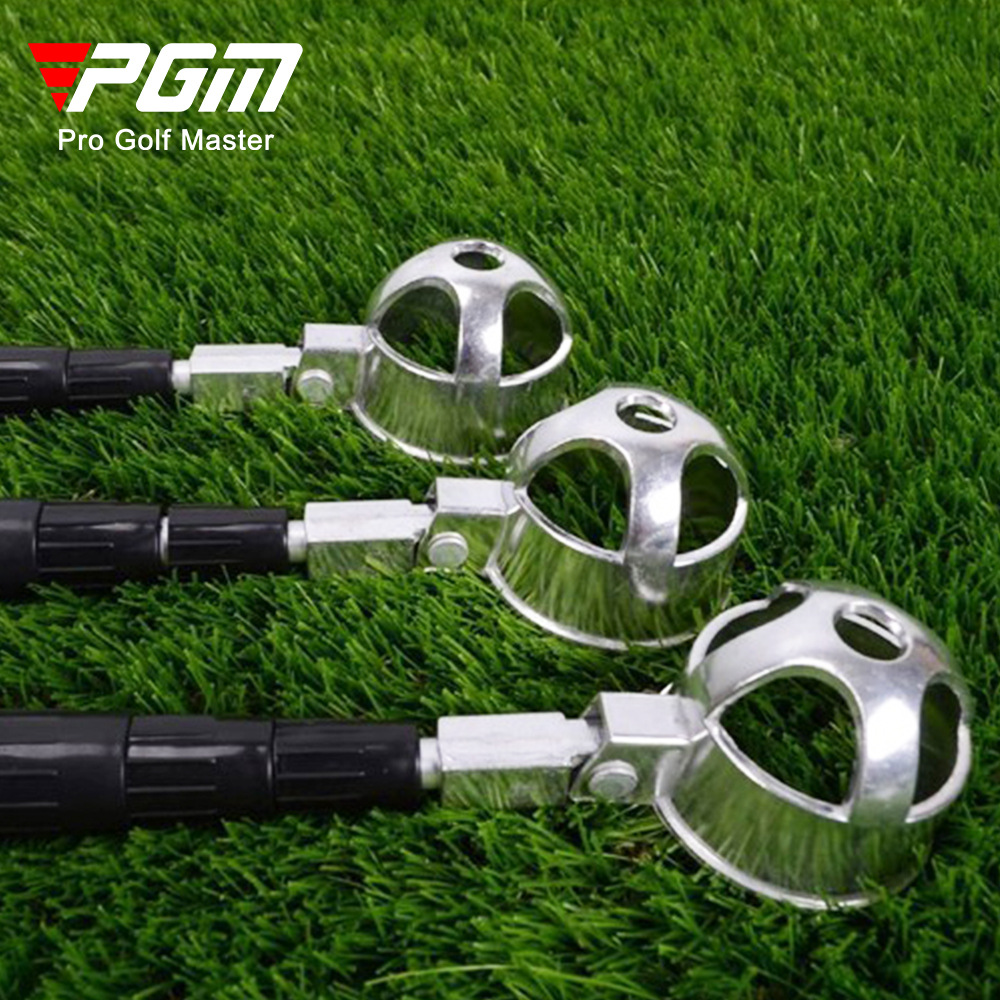 PGM Golf Ball Pick Up Tools Teleskop Golf Ball Retriever Retracted Golf Pick Up Automatische Locking Scoop Picker LQQ001
