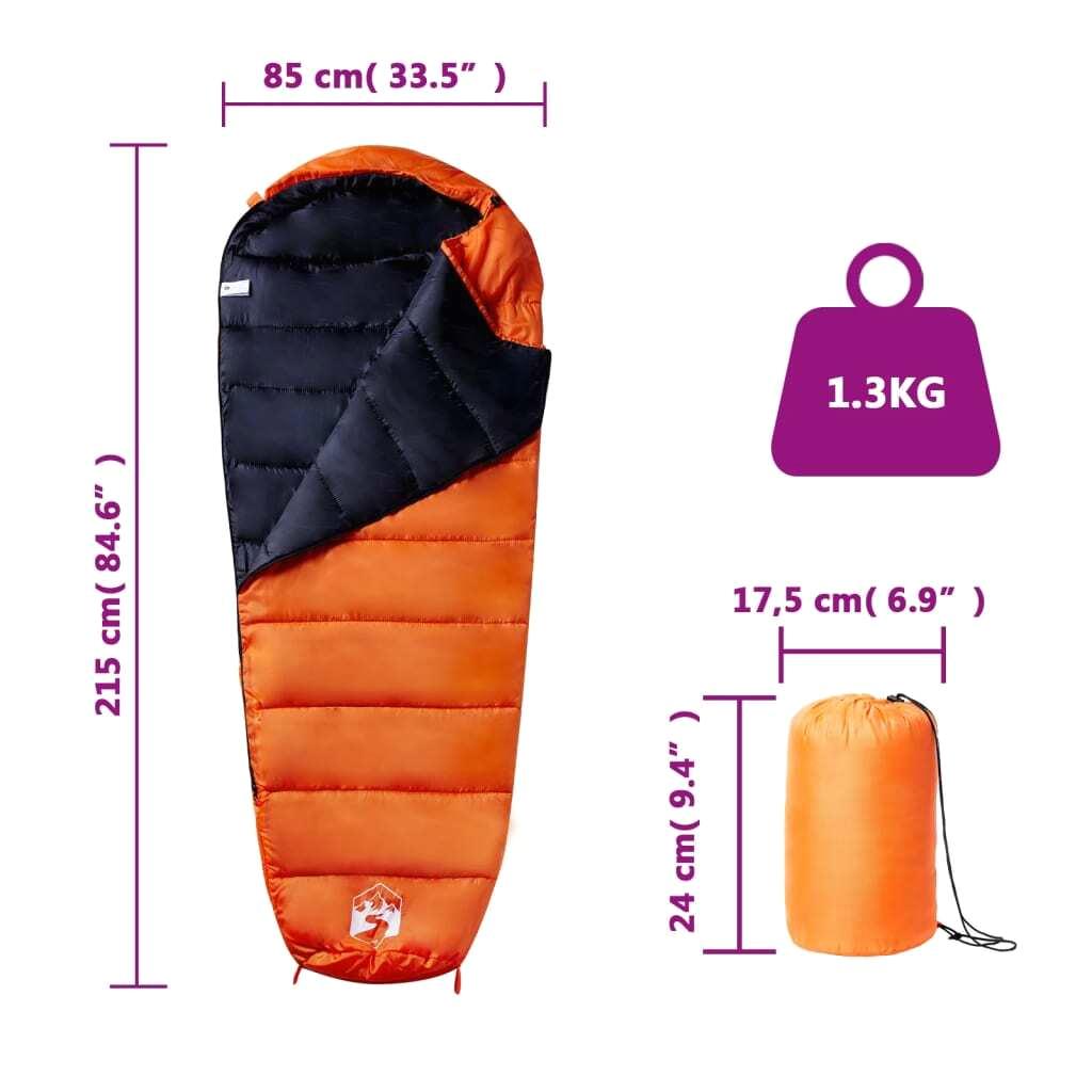 Adult Mummy Sleeping Bag for 3-Season Camping - Lightweight & Compact Outdoor Gear