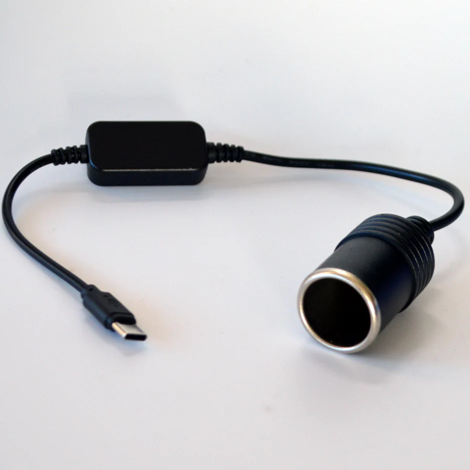 USB- oder Typ-C-Ladegeräte zum Zigarettenanzünder, 5 V auf 12 V, Konverterkabel, Verlängerungssteckdose, Netzteil, Elektronik, Autozubehör