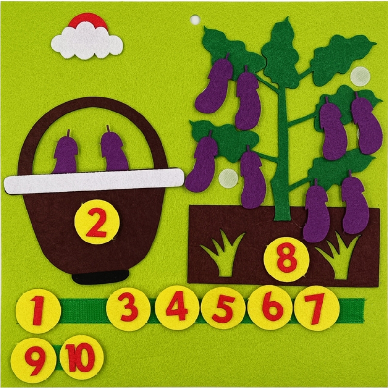 Mathematics Paste Board Math Toys Montessorian Toy Children Educational Pedagogical Learning Didactic Number Education Hobbies