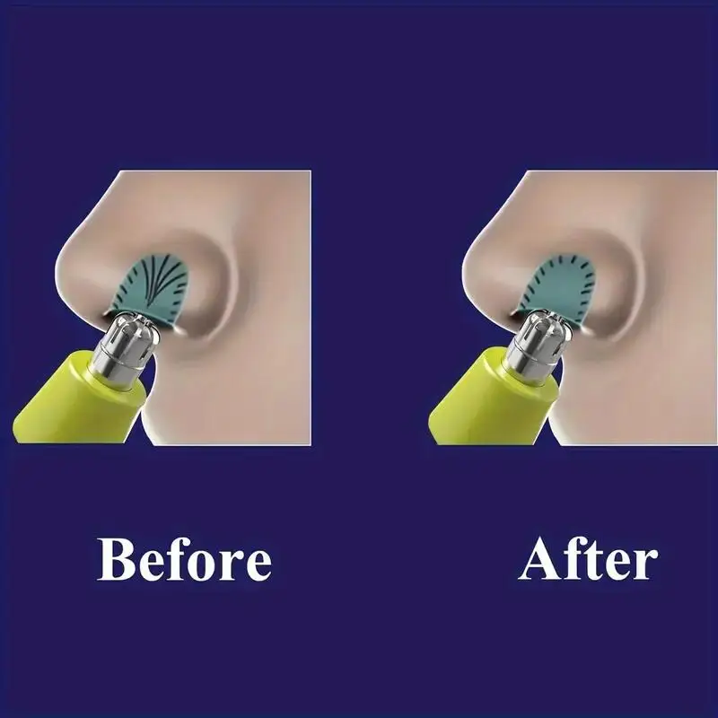 Cabezales de repuesto para recortador de pelo de nariz, compatibles con Philips One Blade y OneBlade Pro, afeitadora resistente al agua con cuchillas de doble filo, 1 Uds.