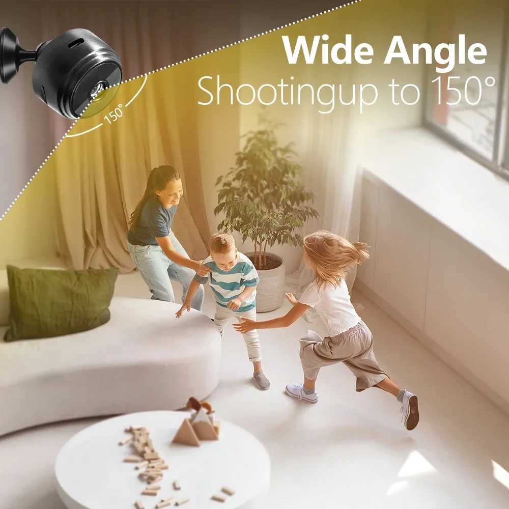 ​ ​ A9 WiFi Mini Kamera Wireless Smart Home Sicherheit Überwachung Video Recorder Schutz Kamera für Säuglinge und Haustiere ​