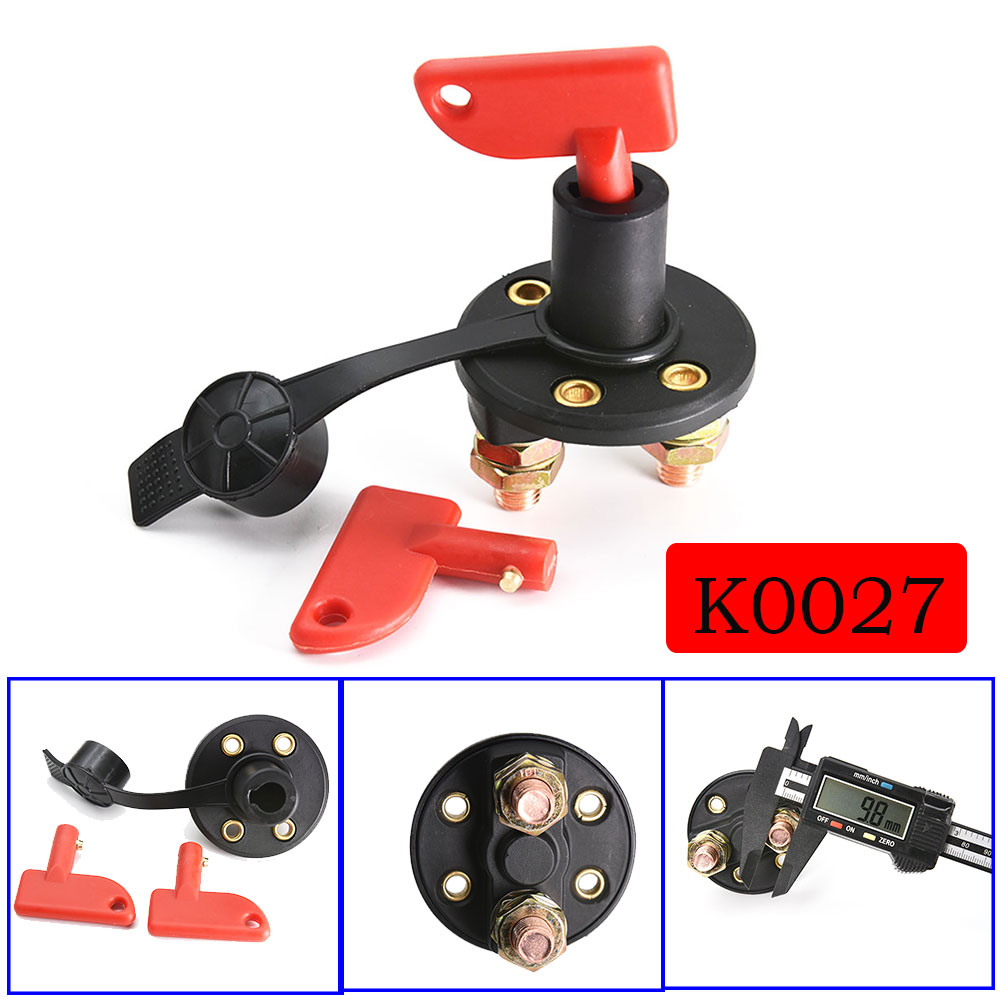 300A 12V-32V Auto Car Rotary Power Switch Vehicle Modify Isolator Disconnector Truck Boat Cut Off Battery Main Kill Switch
