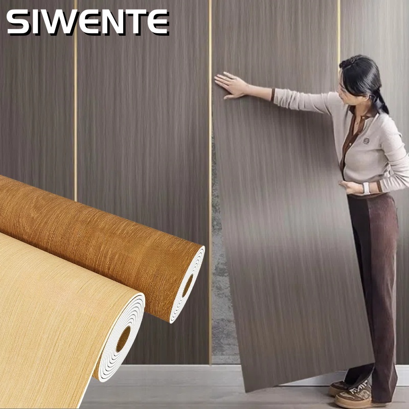 Самоклеящиеся пенопластовые обои толщиной 2 мм, наклейки на стену с древесным зерном для кухни, фартук, покрытие поврежденных стен, украшение дома