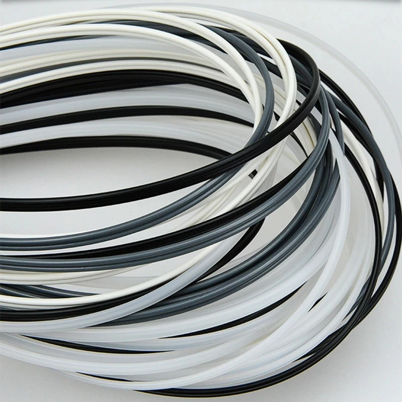 5M 용접봉 검정 흰색 PP/ABS/PVC/PE 용접 스틱 플라스틱 용접기 총 자동차 범퍼 수리 용접 용품 5x2.5mm