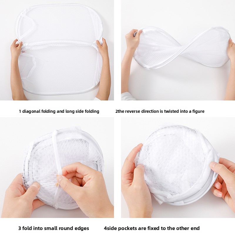 Large Portable Mesh Pop-up Laundry Basket, Laundry Basket, Foldable Dirty Clothes Storage Basket, Large Capacity Storage Basket