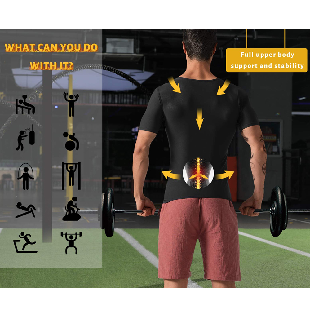 1 Stück Saunaweste für Männer und Frauen – Wärmefang-Kompressionsshirt zur Gewichtsreduktion |   Workout-Shirt-Kurzarm-Saunaanzug für das Fitnessstudio