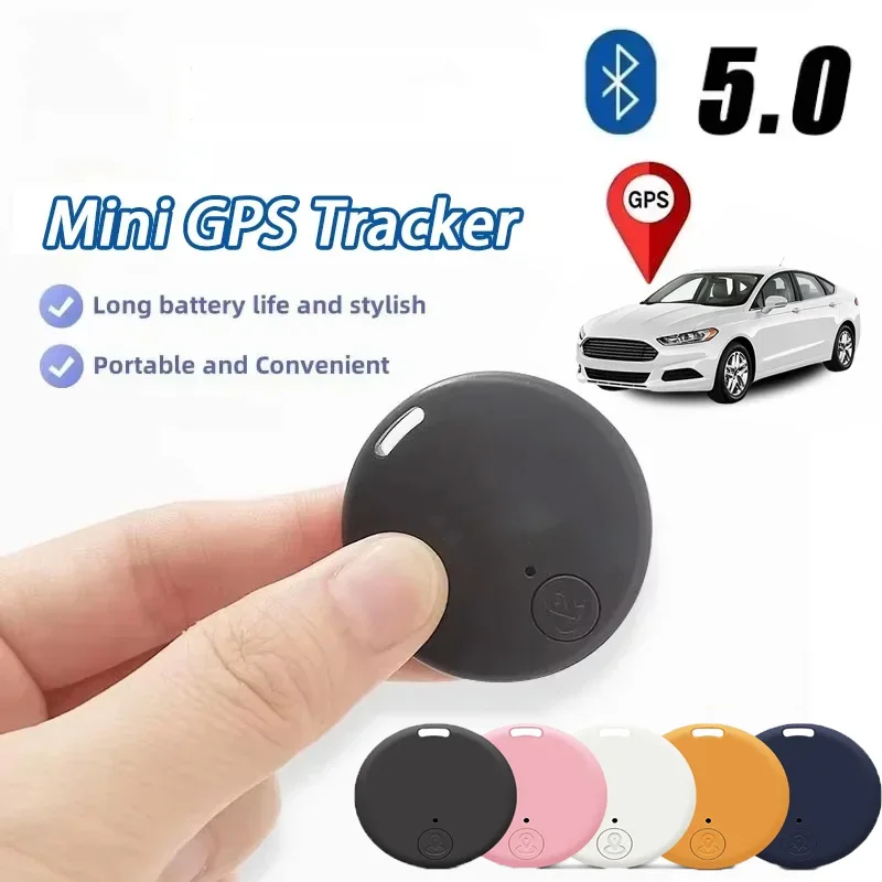 Мини GPS-трекер, устройство против потери, Bluetooth 5,0 для домашних животных, детская сумка, кошелек, отслеживание для IOS, Android, умный локатор, новый