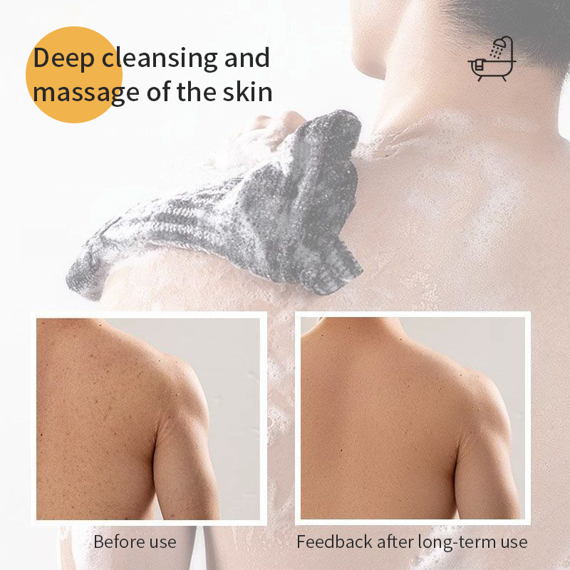 ญี่ปุ่นถู Washcloth ผ้าขนหนูไนลอนแปรงสําหรับกลับผ้าขนหนู Exfoliating Scrub ฟองน้ําอาบน้ํา Body อุปกรณ์ห้องน้ํา