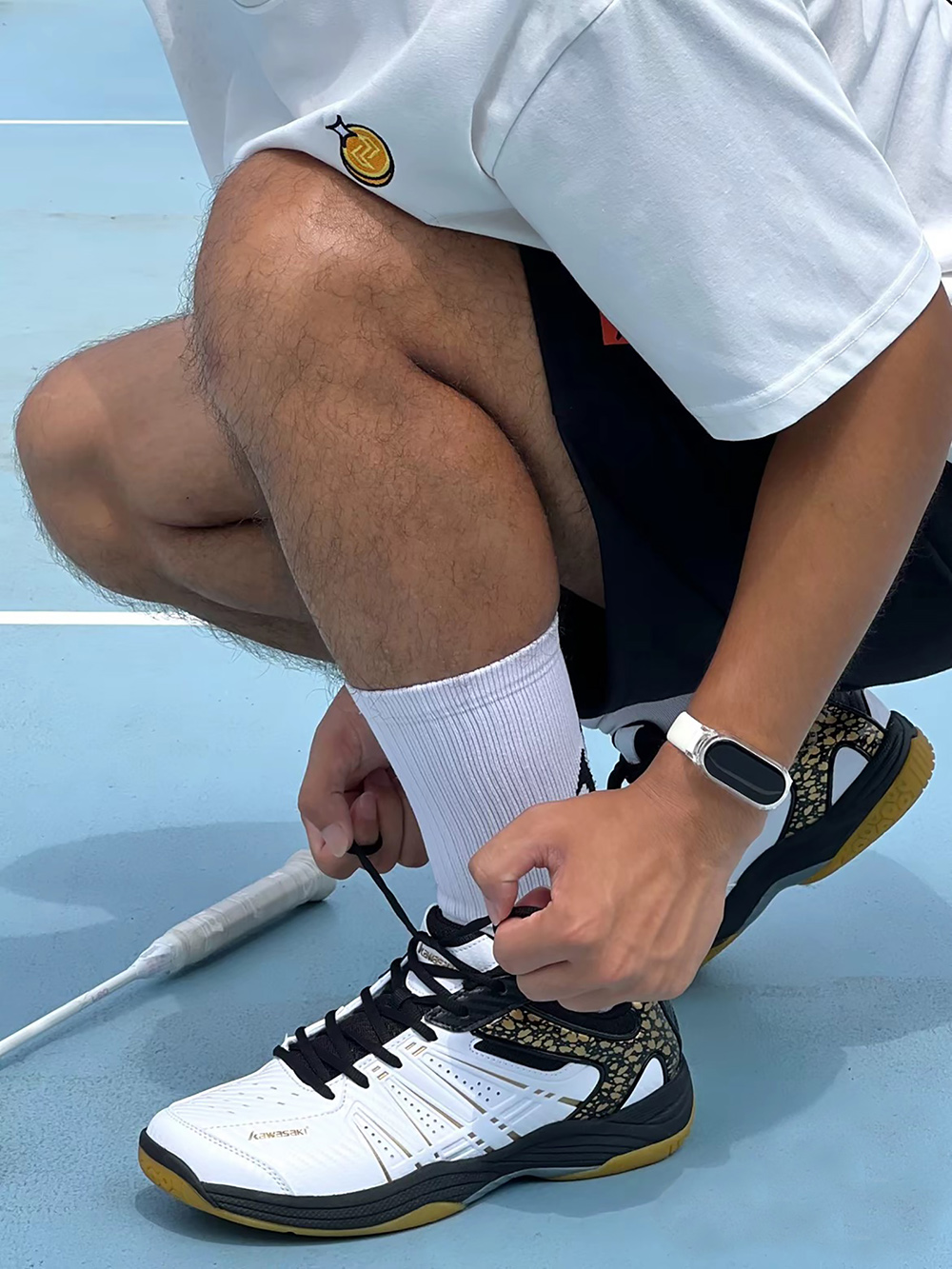 Zapatos de bádminton Kawasaki, zapatillas deportivas antideslizantes transpirables para hombres y mujeres, zapatillas de deporte K-063