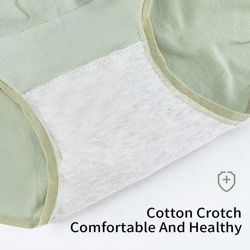 Stützendes Umstandshöschen mit hoher Taille, hochwertiger Baumwollstoff mit diskretem, nahtlosem Design für werdende Mütterhöschen