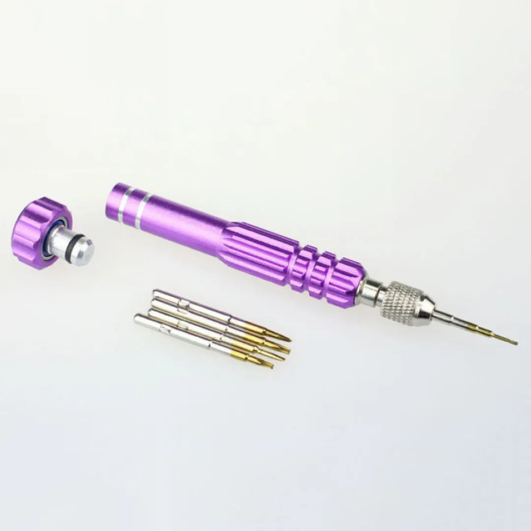 5 in 1 Precision Watch Glasses Maintennance Phone Repair Screwdriver Open Tool Set Kit