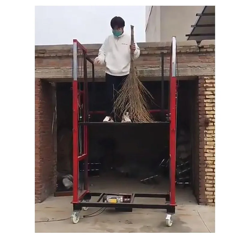 New type Electric lifting scaffolding 3m 5m 6m Telescopic Portable and movable Decoration Construction site Indoor and outdoor