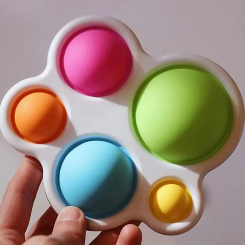 Trẻ Sơ Sinh Đồ Chơi Montessori Tập Thể Dục Ban Sần Xếp Hình Nhiều Màu Sắc Phát Triển Trí Thông Minh Đầu Giáo Dục Đào Tạo Chuyên Sâu
