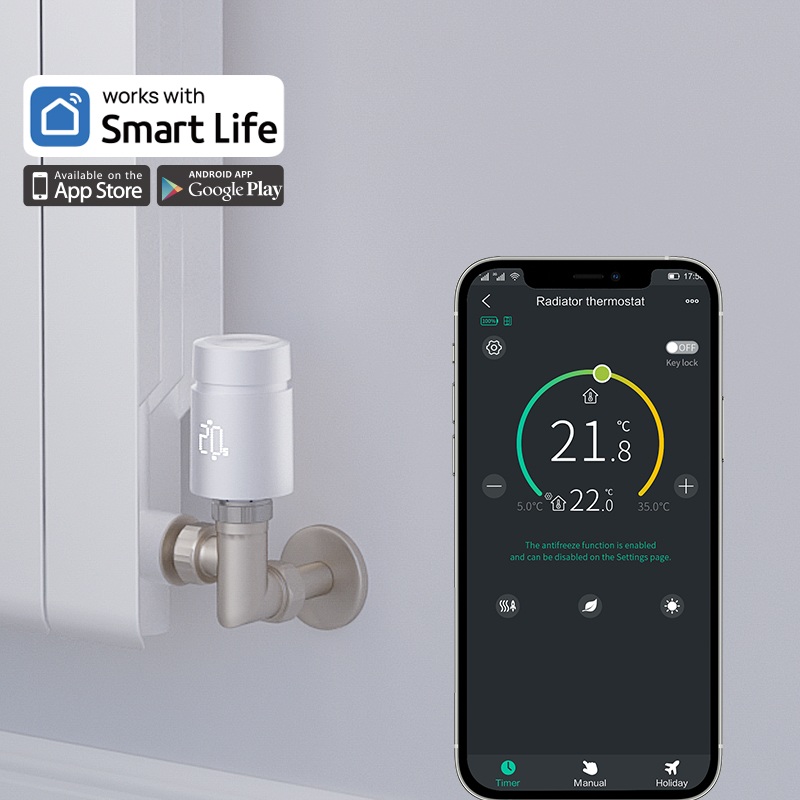 Tuya スマート Zigbee 3.0 サーモスタット バルブ ラジエーター Zigbee サーモスタット ラジエーター バルブ サーモスタット Zigbee TRV Tuya Alexa Google ホーム