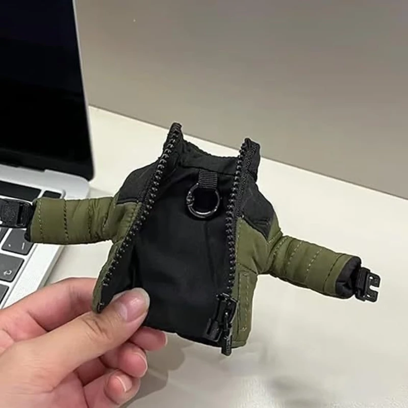 Gantungan Kunci Portabel Gantungan Kunci Mantel Bawah Mini Gantungan Kunci Mode Liontin Mantel Bawah Liontin Jaket Kunci Lucu Hadiah untuk Teman