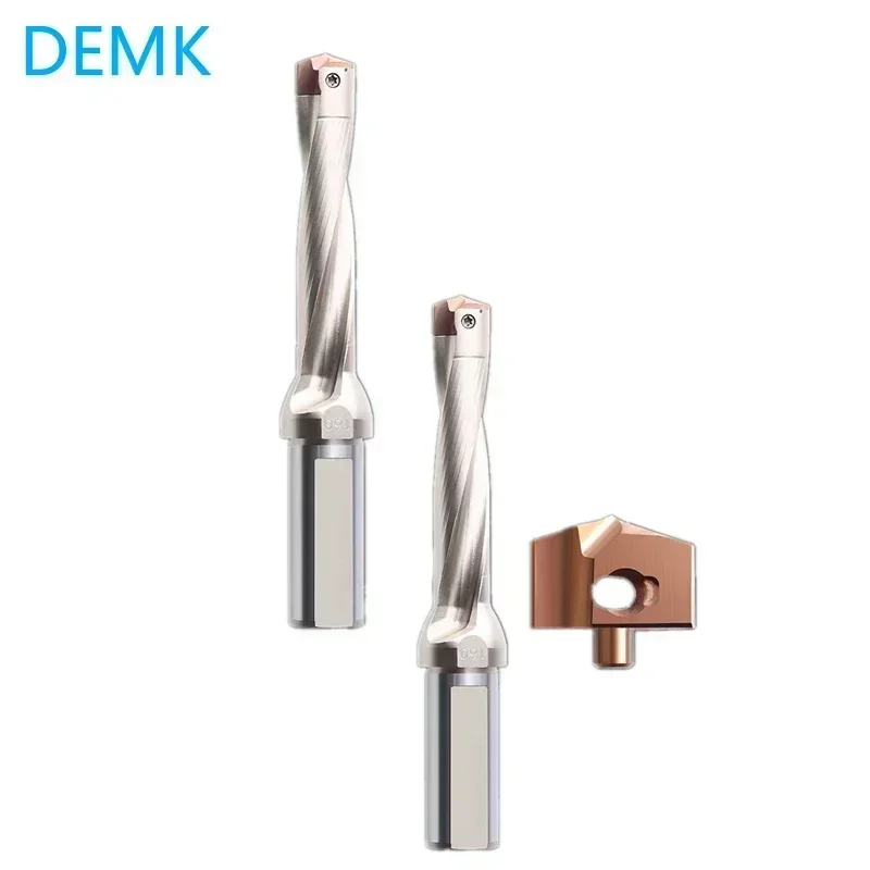 3D 5D 8D 10D internal cooling JCD Crown drill rod diameter 10-25mm for insert HCD High efficiency precision insertable U drill