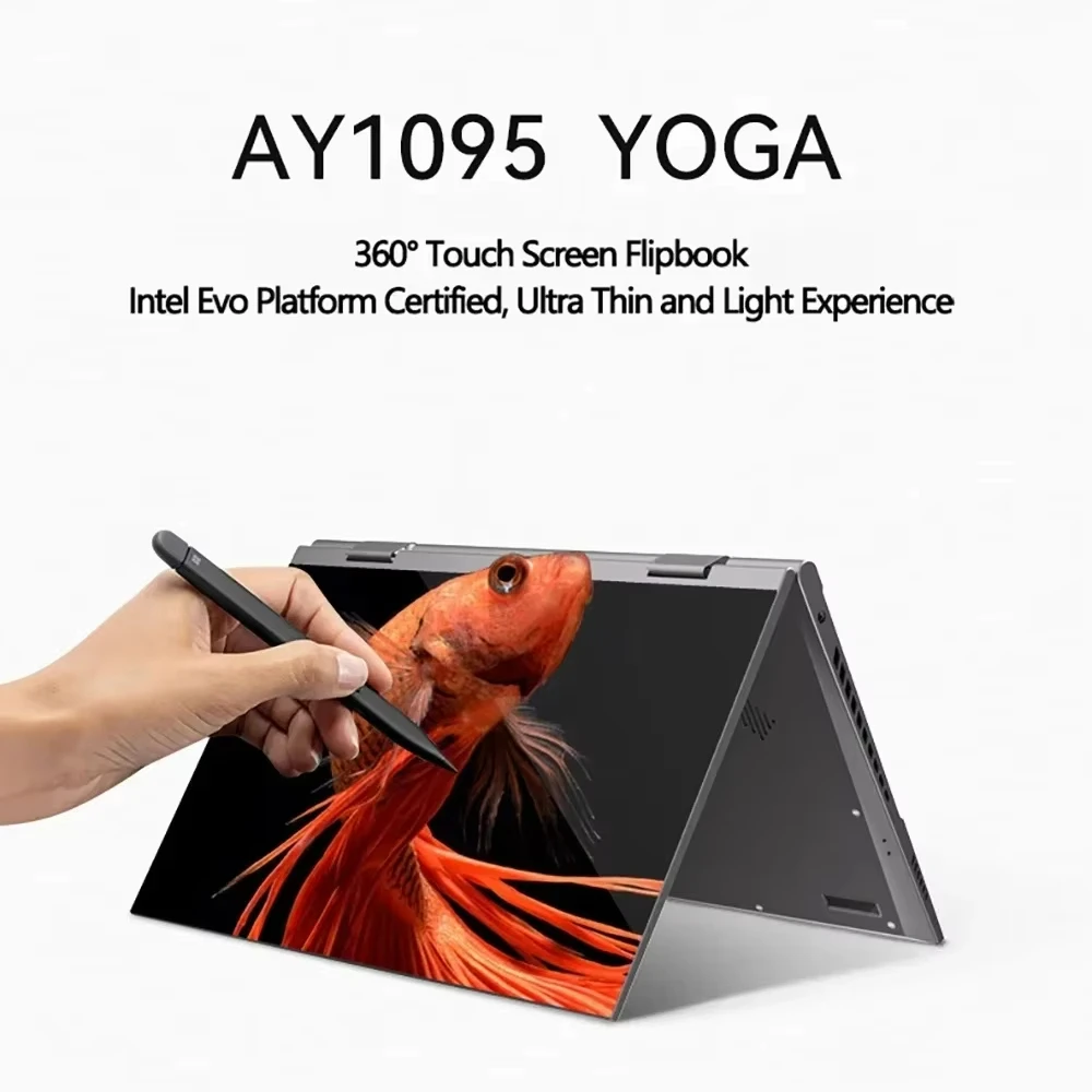 10.95인치 터치스크린 노트북 인텔 N95 윈도우 11 프로 16GB DDR5 2TB SSD 메탈 사무용 게임용 미니 노트북 PC