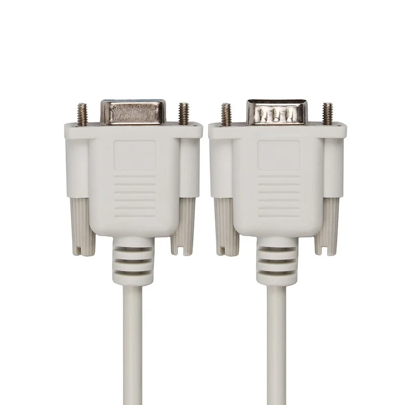 DB9 Cáp Nối Tiếp 9 Pin RS232 Cáp Nối Tiếp Nam Đến Nữ Tính Chuyển Đổi Cáp Nối Dài 9Pin Cáp 1.5M/3M