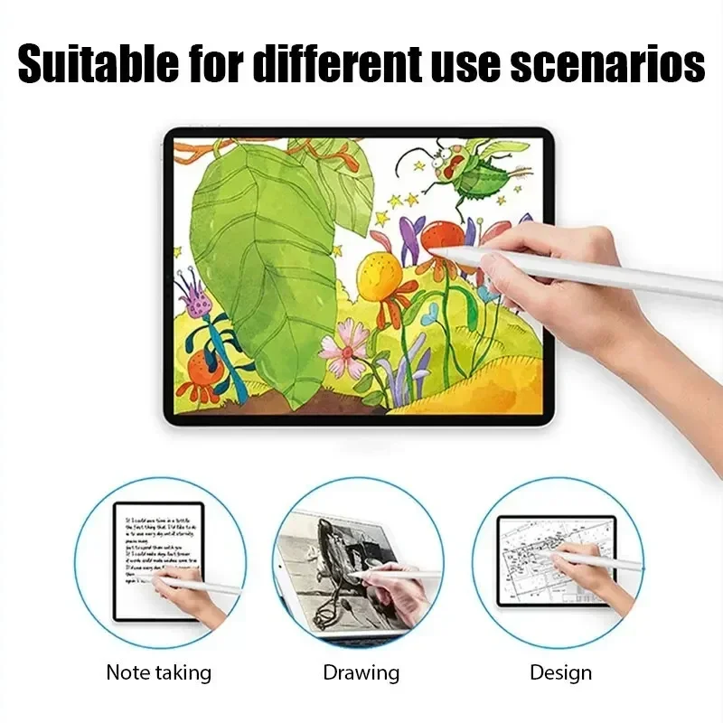 For Apple Pencil Palm Rejection Power Display iPad Pencil Pen For iPad 2025 2024 2023 2022 2021 Pro Air Mini Specific Stylus