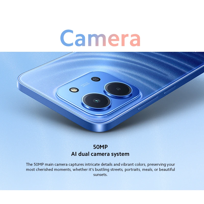 Xiaomi Redmi 15C versión Global Smartphone 50MP cámara principal 120Hz 6,9 "pantalla Dot Drop 33W carga MediaTek Helio G81-Ultra