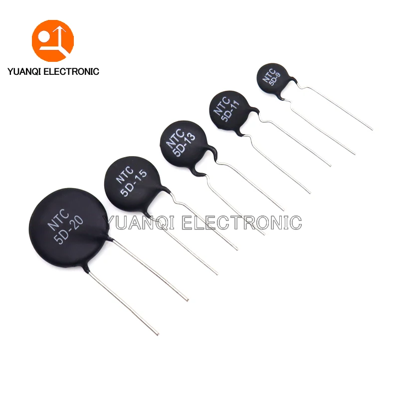 10 Uds resistencia térmica NTC 3D-9 5D-9 5D-11 5D-15 8D-11 8D-20 10D-7 10D-9 10D-11 10D-13 10D-15 10D-20 20D-20 33D-7 47D-15 50D-9