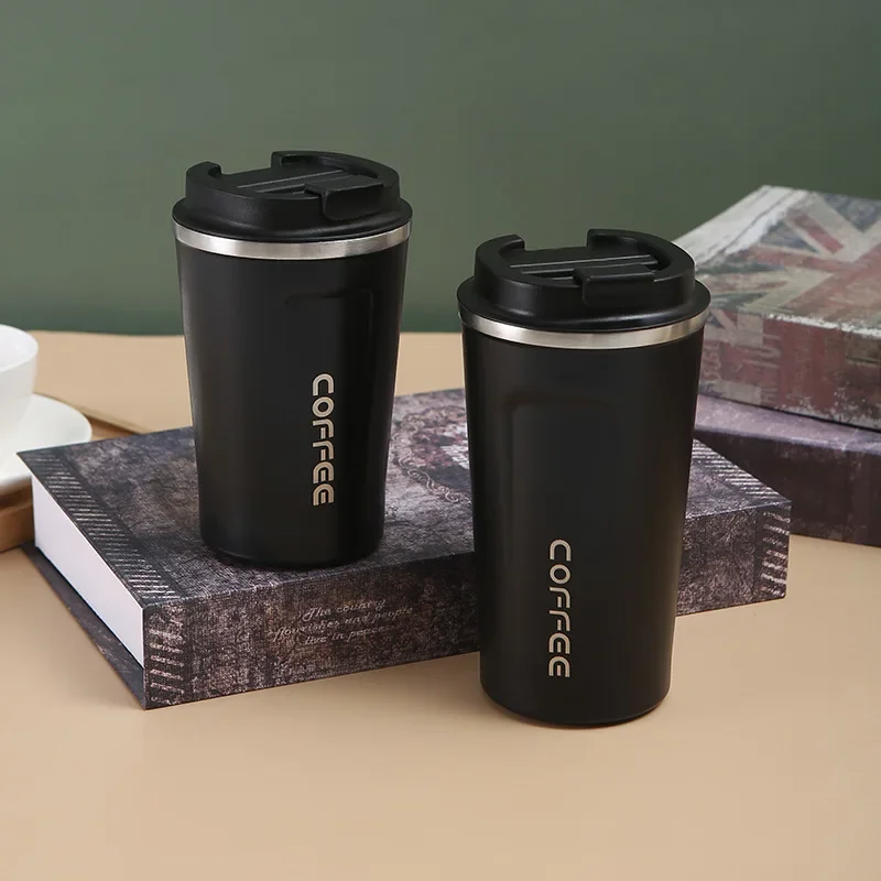 380/510ML roestvrijstalen thermische mok Thermo voor koffie Waterfles Lekvrij reisdrinkgerei Reizen thermische mok