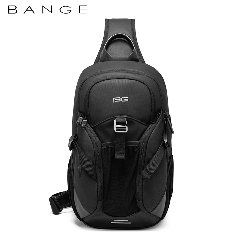 Bange-男性用防水チェストバッグ,スポーツバッグ,ショルダーストラップ,ランニングバッグ,レジャー,ビジネス,旅行