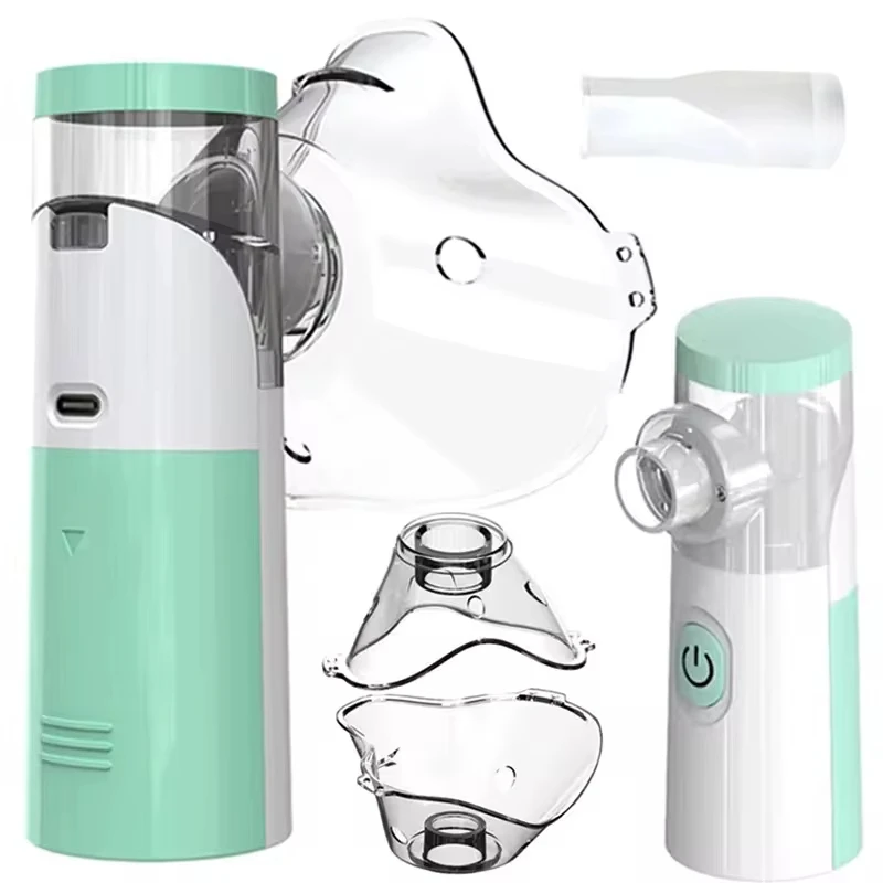 USB 医療サイレントメッシュネブライザーハンドヘルド喘息吸入器アトマイザー子供大人のヘルスケアミニポータブル加湿器