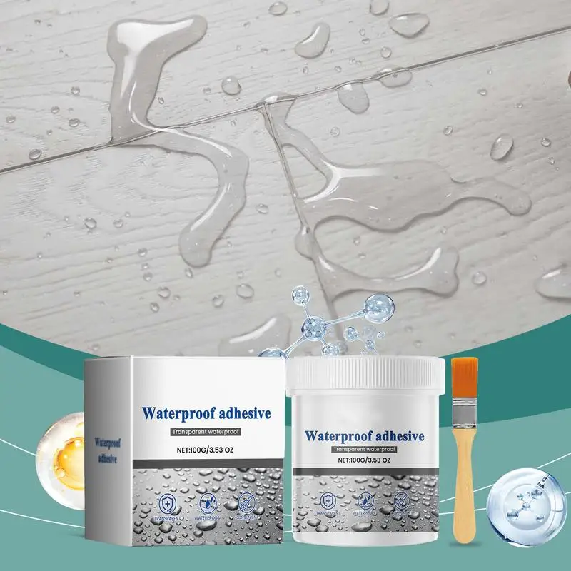 Transparent Waterproof Coating Clear Waterproofing Sealant Waterproof Anti-Leakage Agent Invisible Waterproof Glue Practical