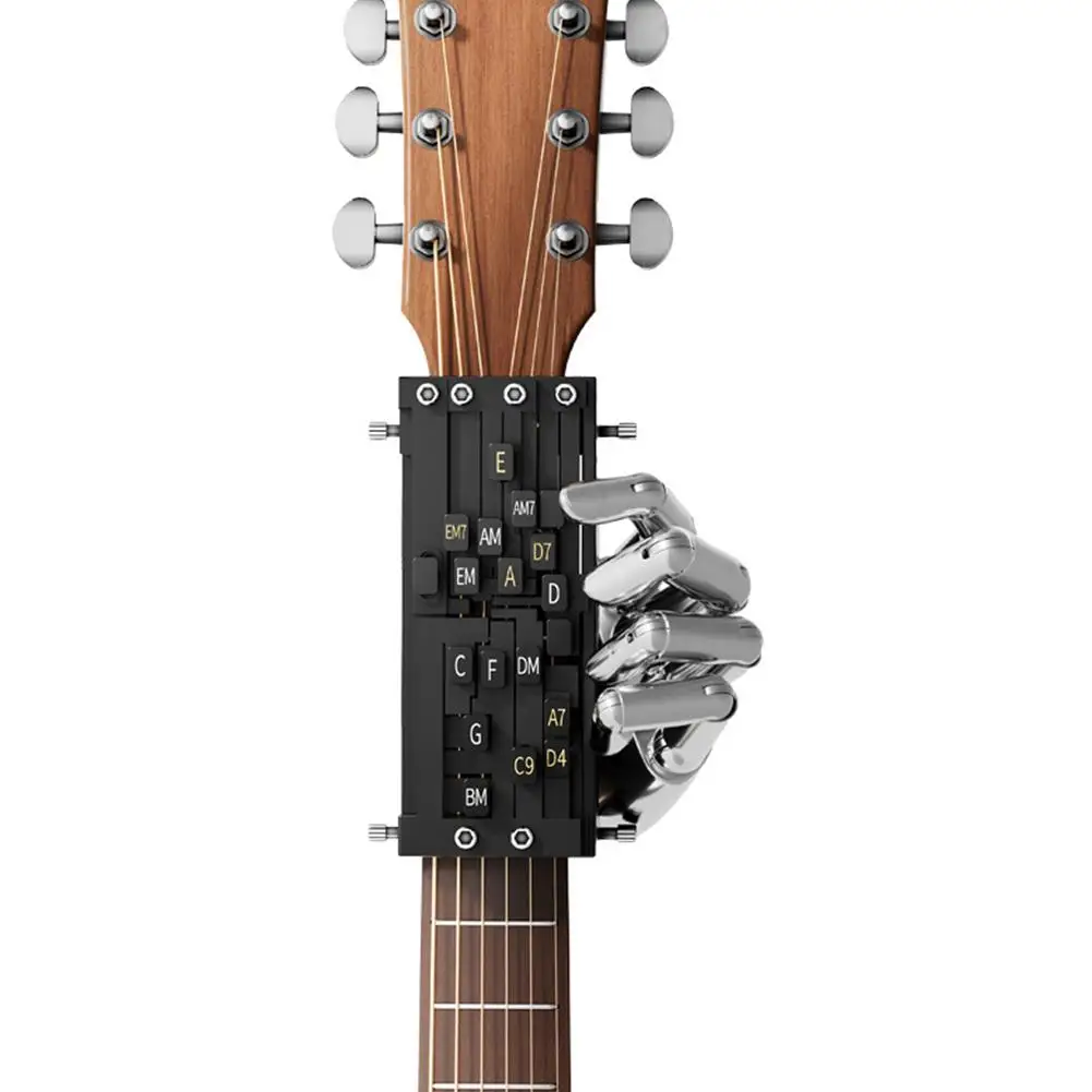 Acordes de ayuda para guitarra, sistema de aprendizaje de guitarra portátil, enseñanza para principiantes, herramientas de práctica, accesorios para guitarra