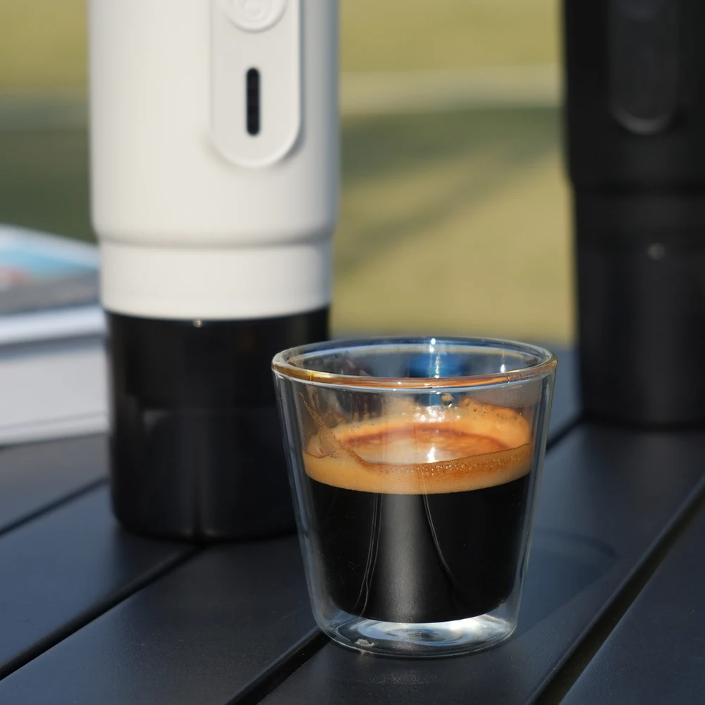 MEIMOKA Portable Coffee Machine Espresso Maker for Outdoor 20 Bar Pressure Wireless USB Charging