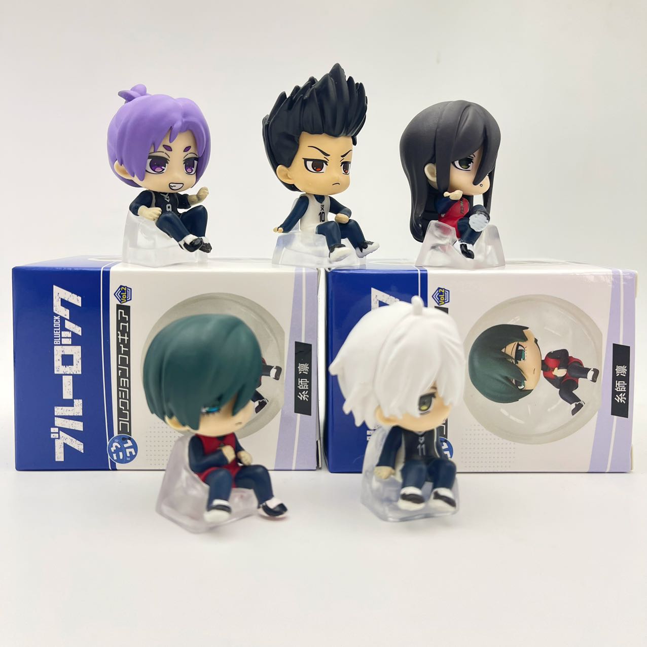 高品質スポット商品ブシロードツイストエッグブラインドボックスブループリズン 5 スタイル座り姿勢人形デスクトップ装飾玩具ギフト