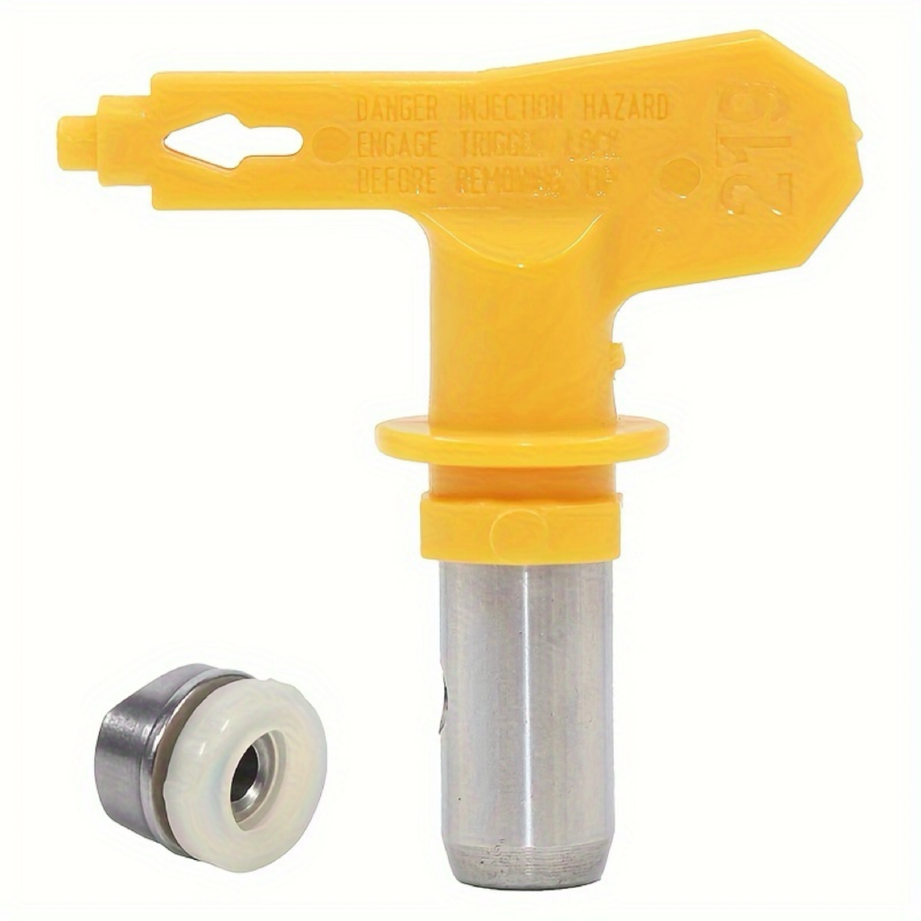 Reversible Spray Tip,Airless Spray Nozzles for Airless Paint Spray Guns and Airless Sprayer Machine,Yellow Wear-resistant