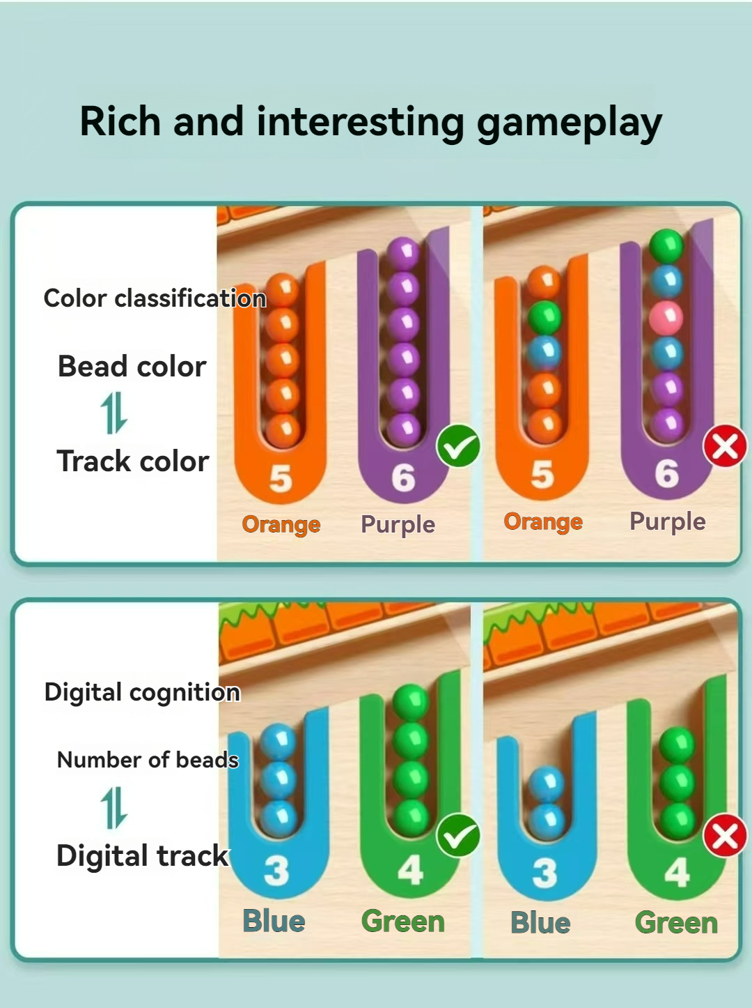 Labyrinthe magnétique pour enfants, balle de marche, formation à la Concentration pour bébé, écriture de pensée logique, Puzzle d'éducation précoce de 3 ans