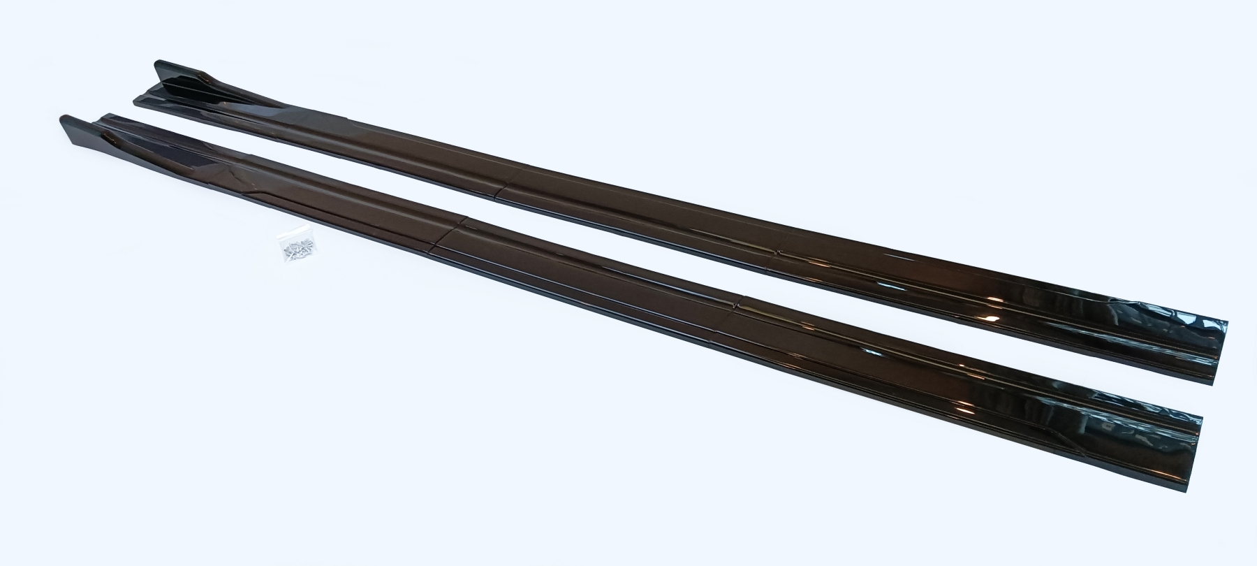 ユニバーサル車のサイドスカート 8 個ウイングレットスプリッターリップサイドスポイラー BMW 用アウディ用 VW 用ホンダ用ベンツ用