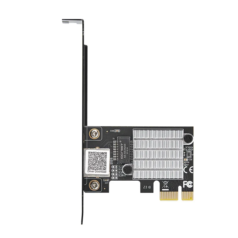 Новая сетевая карта 2,5 ГБ PCI Express X1 Gigabit Ethernet адаптер 1 порт интерфейс RJ45 2500 Мбит/с PCIE LAN Карта RTL8125B чип для ПК