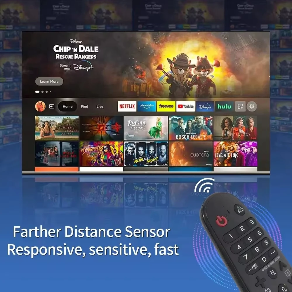 AKB75855501 Remote Control For Smart TV, Infrared Remote Control, Fit For Many Smart TV Models (No Voice Function)
