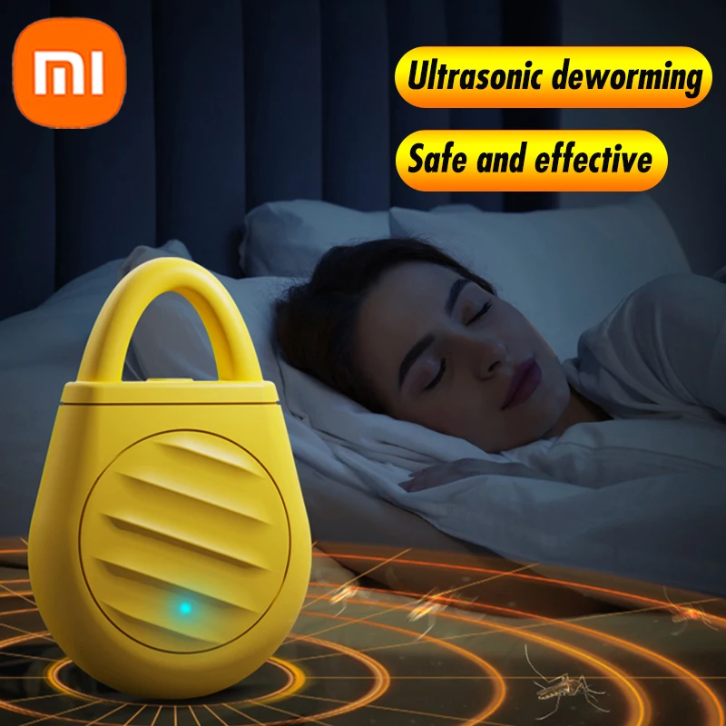 Ультразвуковой электронный репеллент от комаров Xiaomi для использования в помещении и на открытом воздухе, портативный интеллектуальный автоматический репеллент от комаров, новый