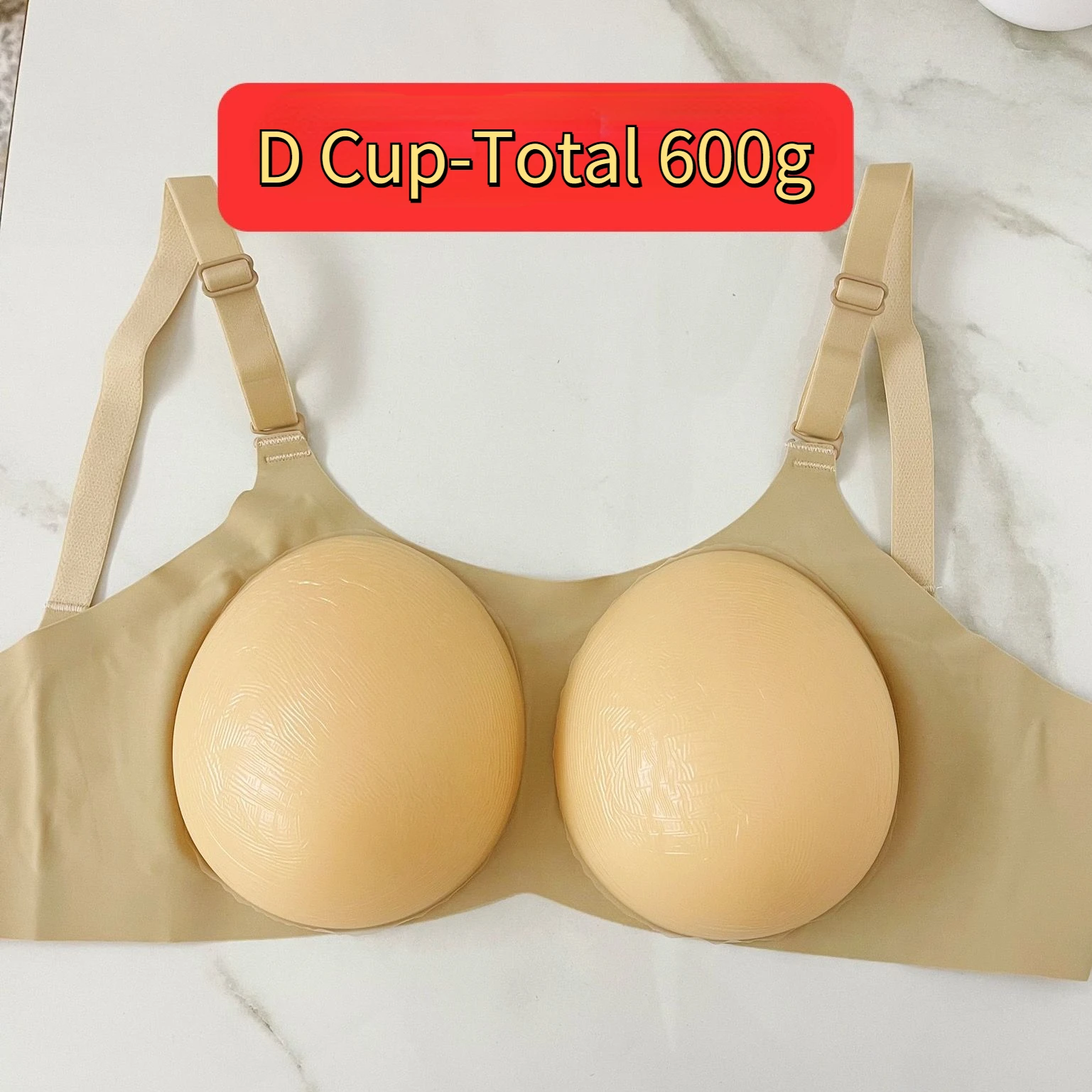 เต้านมเทียมเต้านมหญิงศัลยกรรมปลอมหน้าอกขนาดใหญ่ Pad ซิลิโคน Bra ชุดชั้นในน้ําหนักเบา Cross-Dressing โรงพยาบาลคอสเพลย์